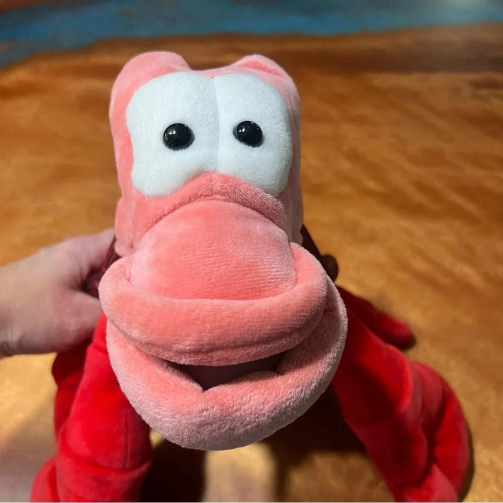 Scentsy Buddy Disney Sebastian Crab Little Mermaid Plush metallic red